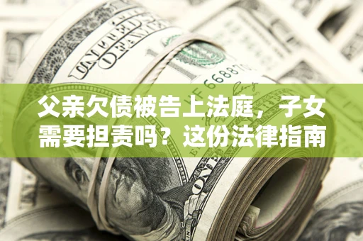 北京父亲欠债被告上法庭，子女需要担责吗？这份法律指南必须看完