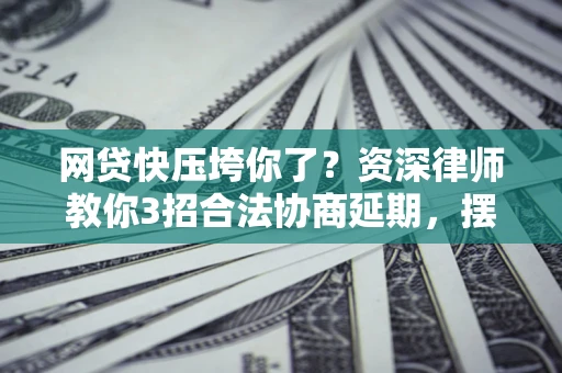 北京网贷快压垮你了？资深律师教你3招合法协商延期，摆脱暴力催收！