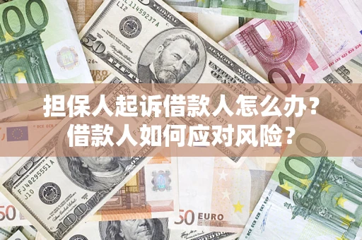 北京担保人起诉借款人怎么办？借款人如何应对风险？