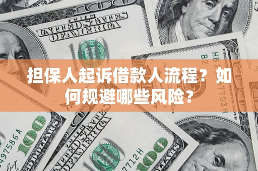 北京担保人起诉借款人流程？如何规避哪些风险？