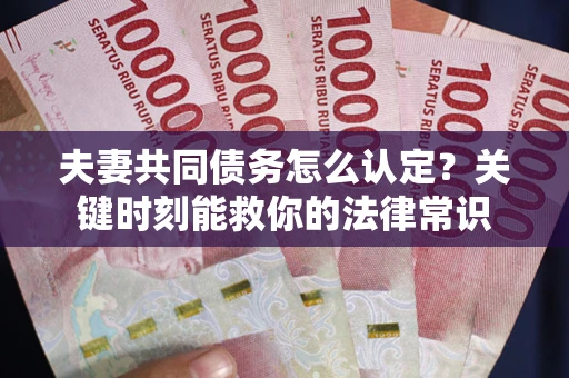 北京夫妻共同债务怎么认定？关键时刻能救你的法律常识