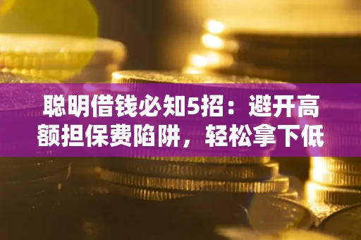 北京聪明借钱必知5招：避开高额担保费陷阱，轻松拿下低息贷款